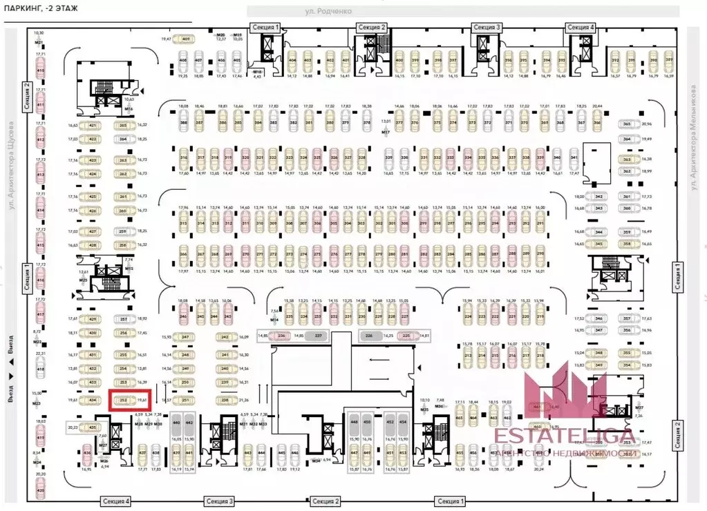 Гараж в Москва ул. Архитектора Щусева, 5к1 (19 м) - Фото 1