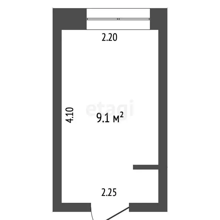 Квартира-студия: Стерлитамак, улица Дружбы, 30 (10 м) - Фото 1