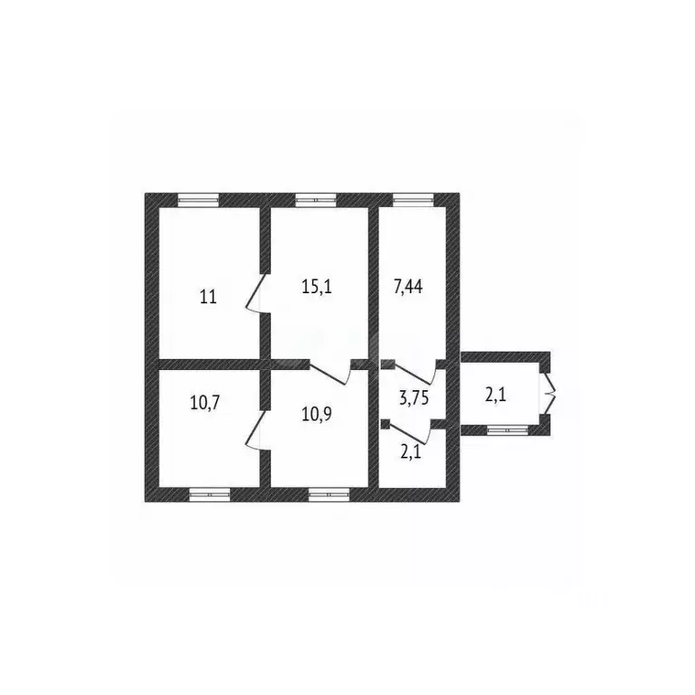 Дом в Белгородская область, Вейделевский район, Клименковское с/пос, ... - Фото 1