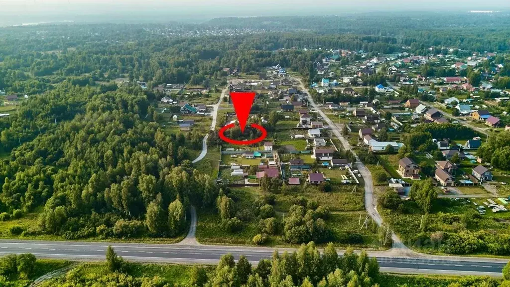 Участок в Томская область, Томск пос. Светлый, ул. Лучистая, 7 (12.73 ... - Фото 1