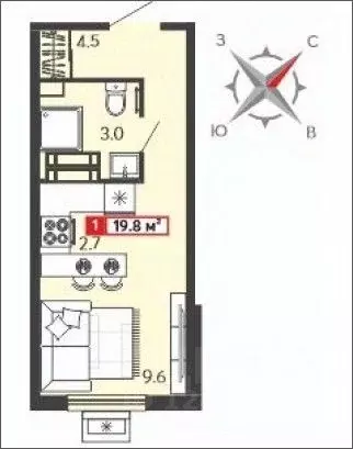 Студия Пензенская область, Пензенский район, Засечный сельсовет, с. ... - Фото 1