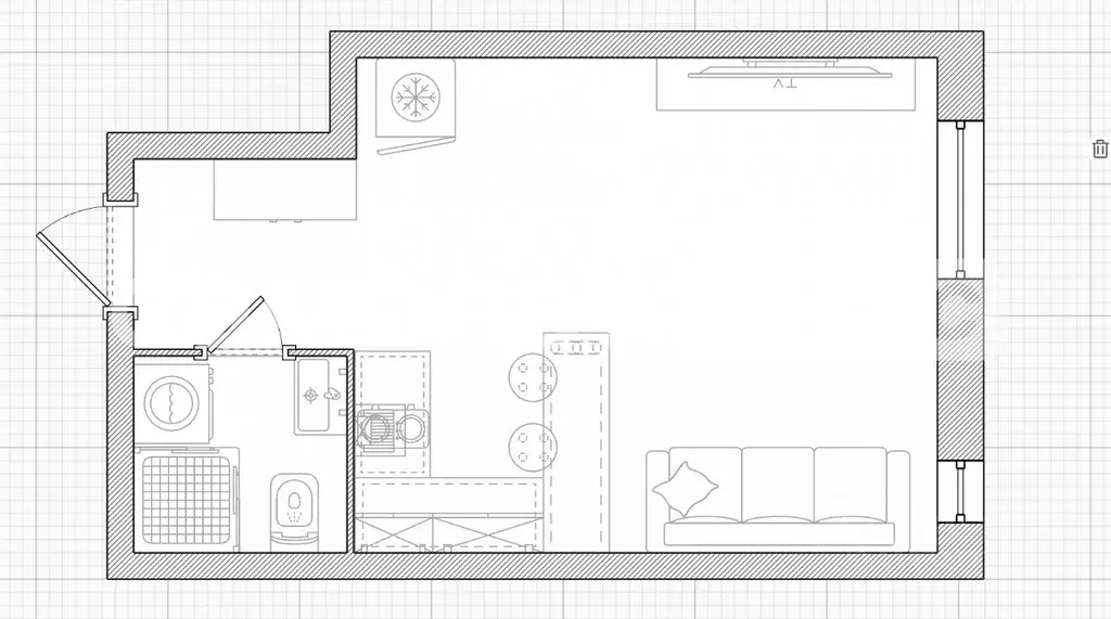 Студия Московская область, Одинцовский городской округ, Новоивановское ... - Фото 2