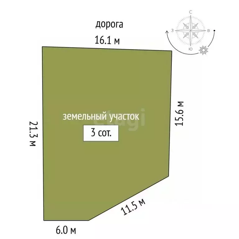 Участок в Марий Эл, Медведевский район, Краснооктябрьский городское ... - Фото 2
