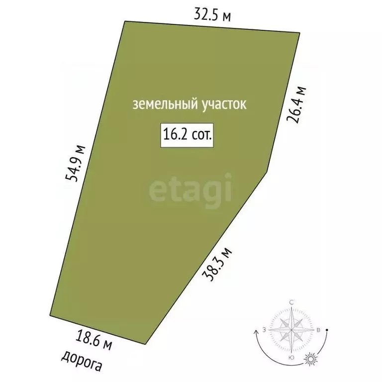 Участок в Свердловская область, Тавда ул. Гагарина (16.16 сот.) - Фото 2