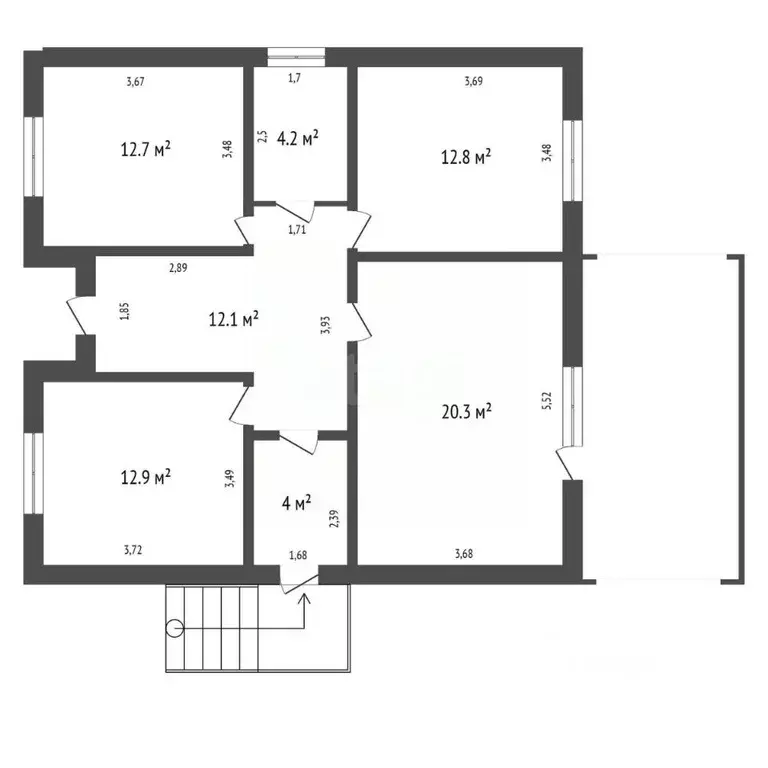Дом в Красноярский край, Красноярск ул. Содружества (79 м) - Фото 2