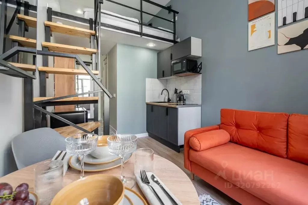 Студия Санкт-Петербург Захарьевская ул., 13 (19.0 м) - Фото 1