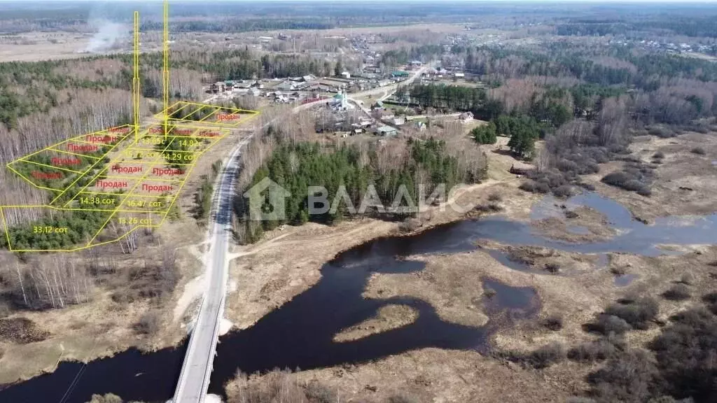 Участок в Владимирская область, Судогодский район, Лавровское ... - Фото 1