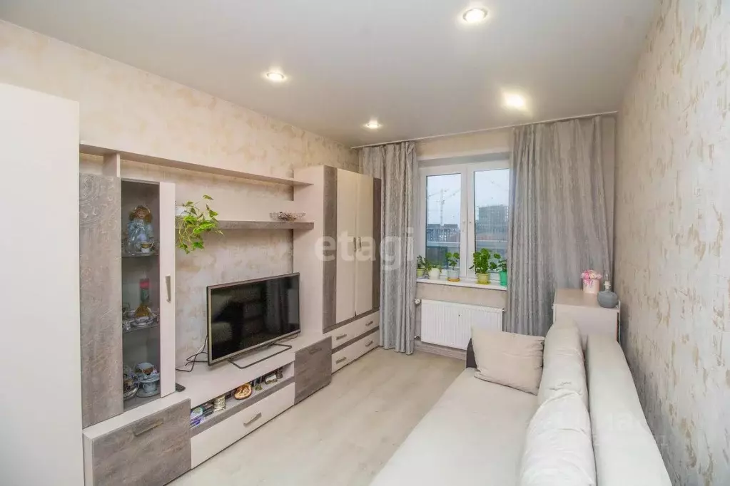 1-к кв. Тюменская область, Тюмень ул. Новоселов, 107к1 (33.0 м) - Фото 2