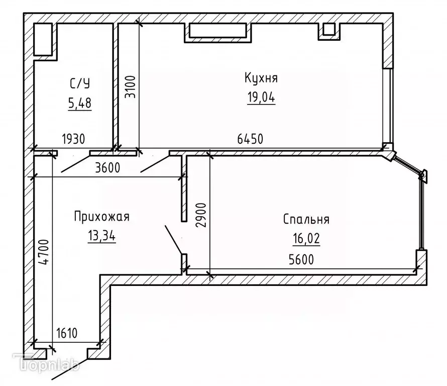 1-к кв. Кабардино-Балкария, Нальчик ул. Атажукина (54.0 м) - Фото 2