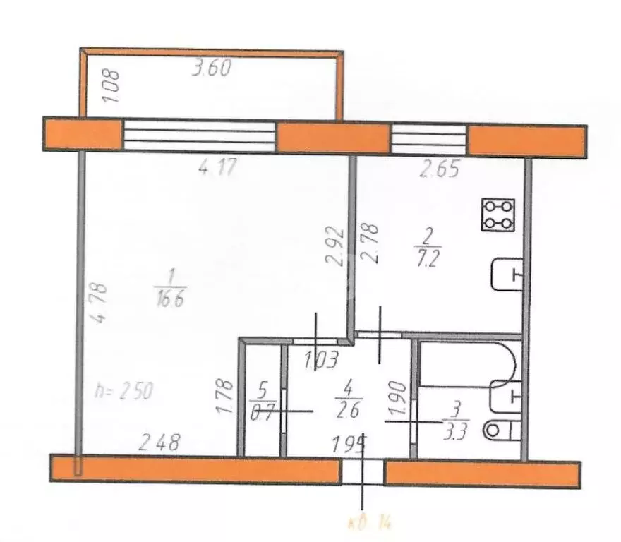 1-комнатная квартира: Богородицк, улица Свободы, 54 (30.4 м) - Фото 1