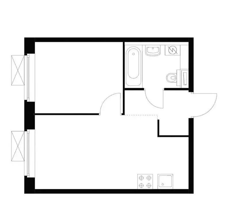 1-комнатная квартира: Москва, Люблинская улица, 72Ак2 (34 м) - Фото 1