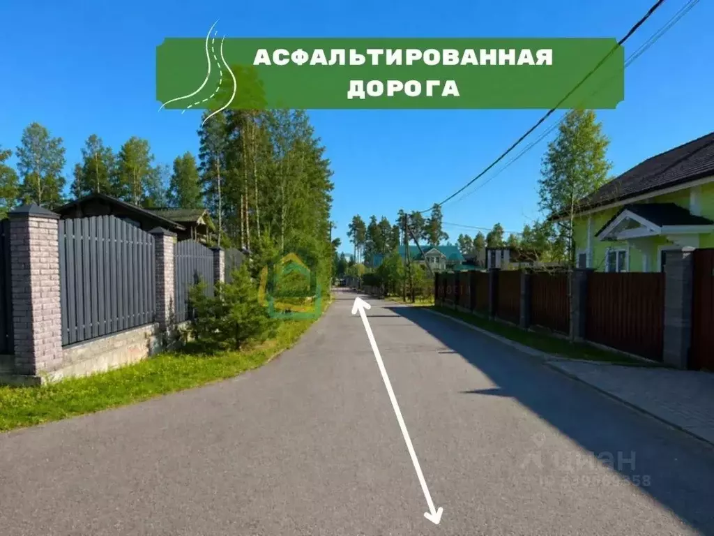 Участок в Ленинградская область, Всеволожский район, Куйвозовское ... - Фото 2