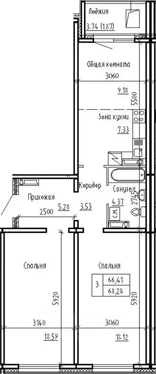 2-к кв. Новосибирская область, Новосибирский район, Мичуринский ... - Фото 2