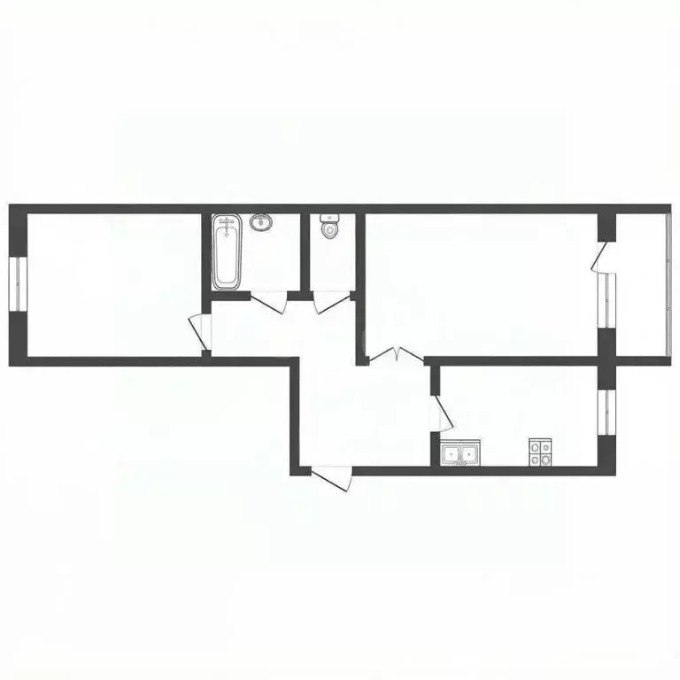 2-к кв. Костромская область, Кострома Красноармейская ул., 48 (51.4 м) - Фото 2