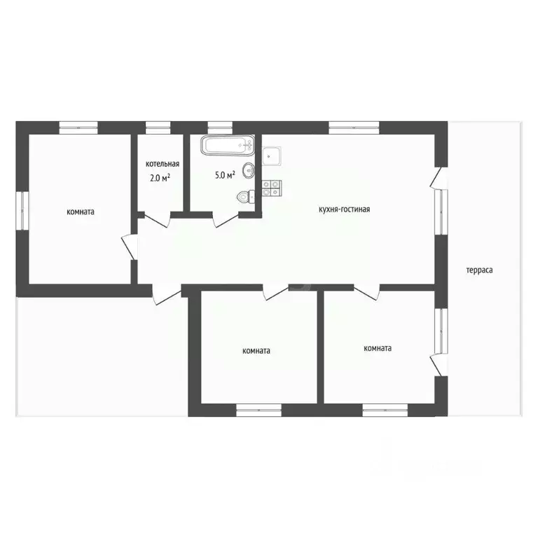Дом в Тюменская область, Тюмень Царево СНТ,  (90 м) - Фото 2
