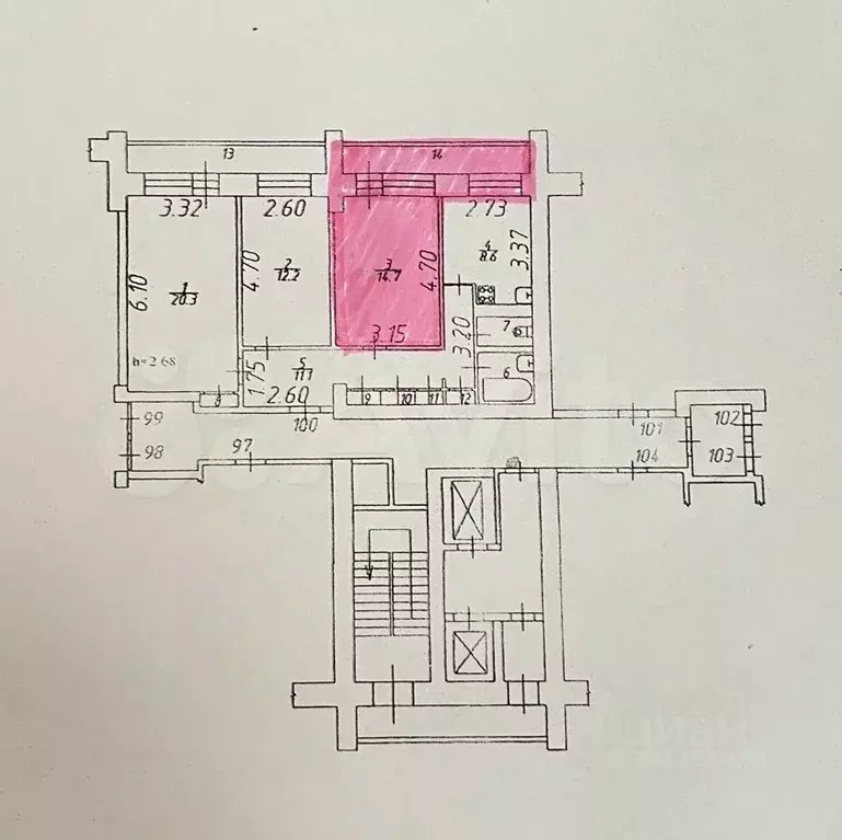 Комната Московская область, Истра ул. 9-й Гвардейской Дивизии, 62Б ... - Фото 0