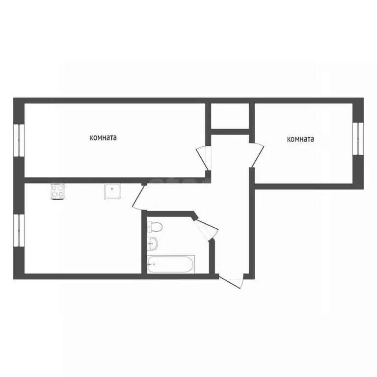 2-к кв. Севастополь ул. Надежды Островской, 3 (42.0 м) - Фото 2