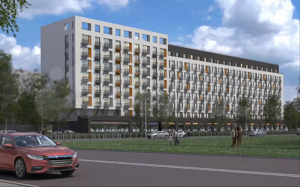 1-к. квартира, 34 м, 8/8 эт. - Фото 1