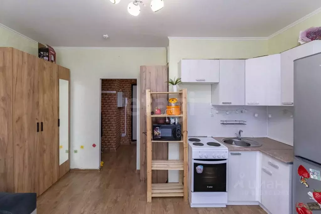 Студия Тюменская область, Тюмень ул. Новоселов, 107 (22.7 м) - Фото 1