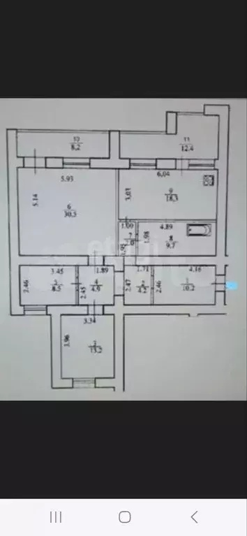 3-к. квартира, 101,5 м, 2/14 эт. - Фото 0