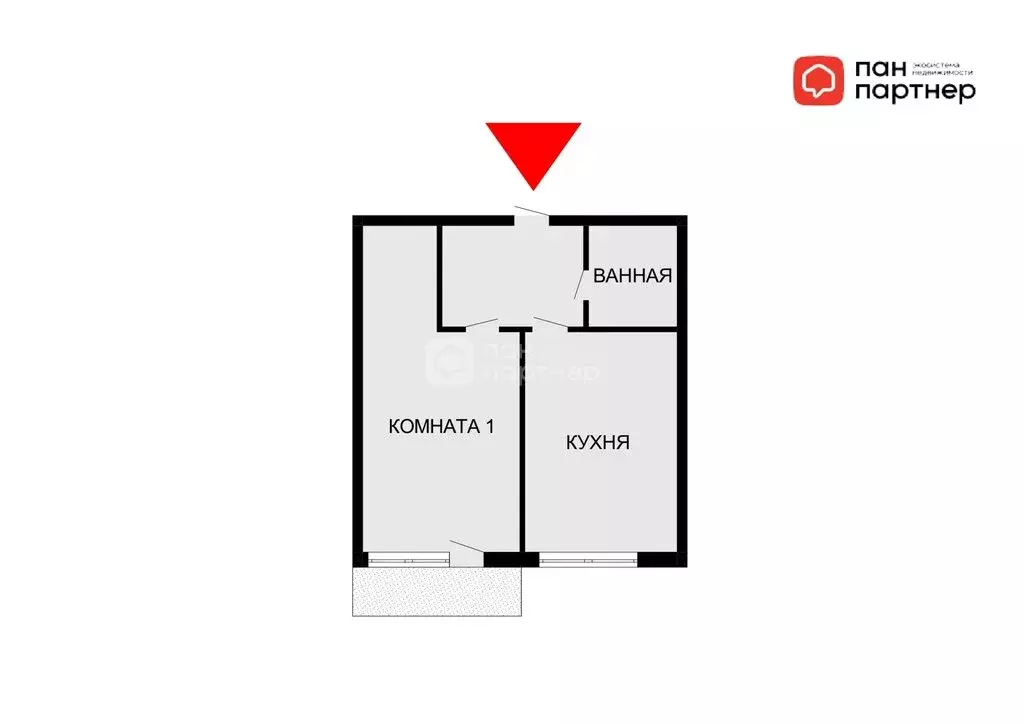 1-комнатная квартира: Санкт-Петербург, улица Бутлерова, 32 (32 м) - Фото 0