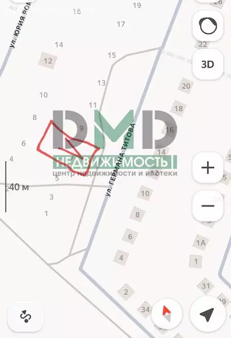 Участок в Орск, улица Германа Титова, 7 (9.88 м) - Фото 2
