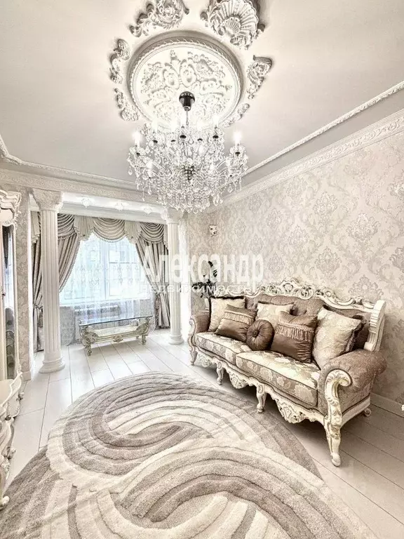 2-к кв. Санкт-Петербург Кременчугская ул., 9К1 (74.1 м) - Фото 1