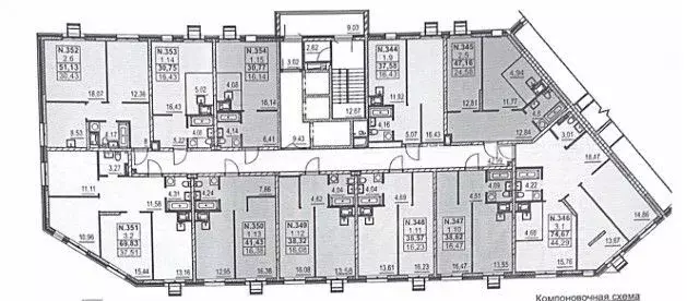 2-к кв. Татарстан, Казань ул. Рауиса Гареева, 98 (47.2 м) - Фото 1