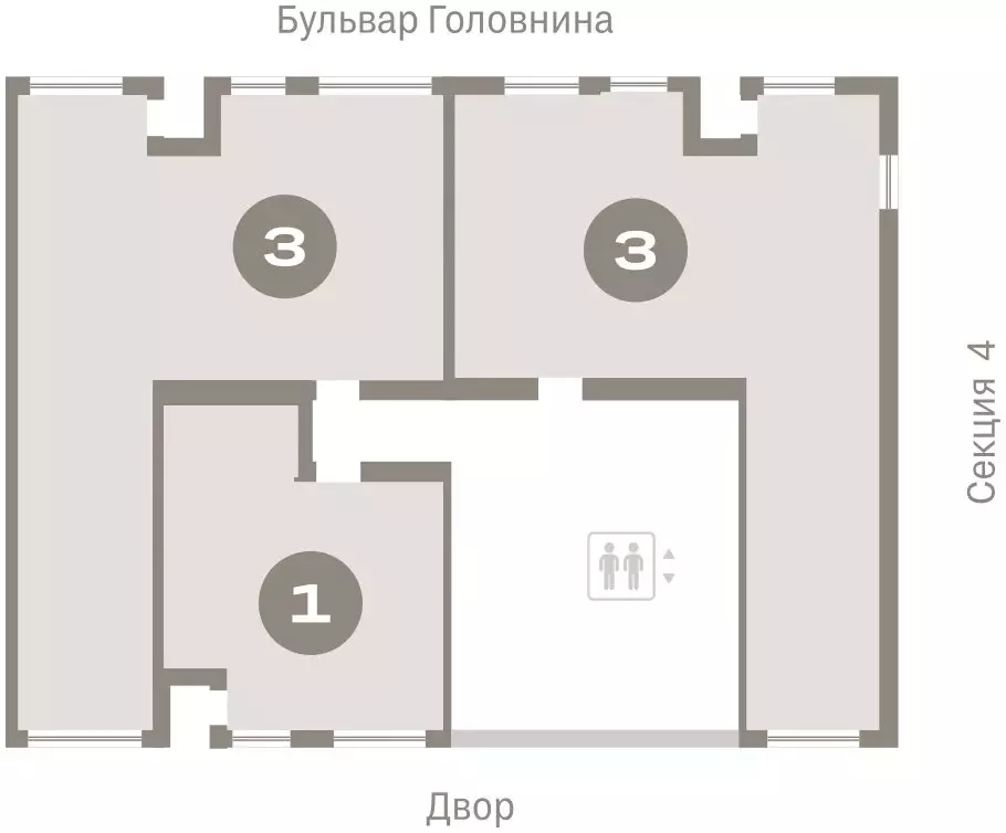 3-комнатная квартира: Санкт-Петербург, ЖК Северный Ветер (93.53 м) - Фото 2