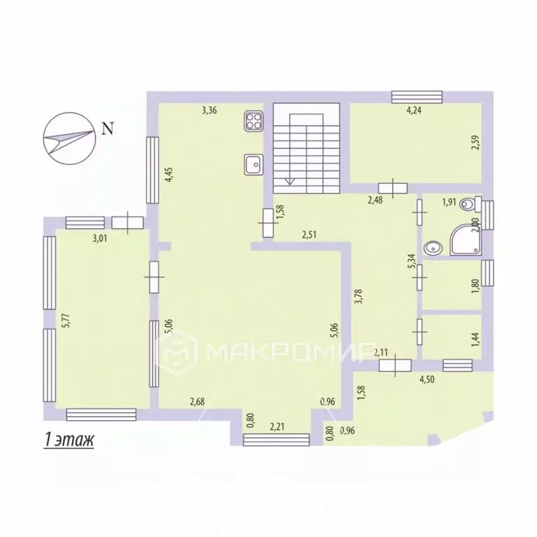 Коттедж в Ленинградская область, Выборгский район, Рощино пгт ул. ... - Фото 1