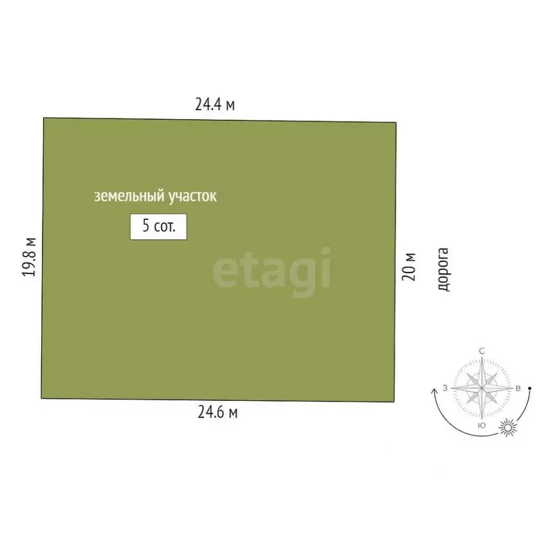 Участок в Ростовская область, Аксайский район, Щепкинское с/пос, пос. ... - Фото 2