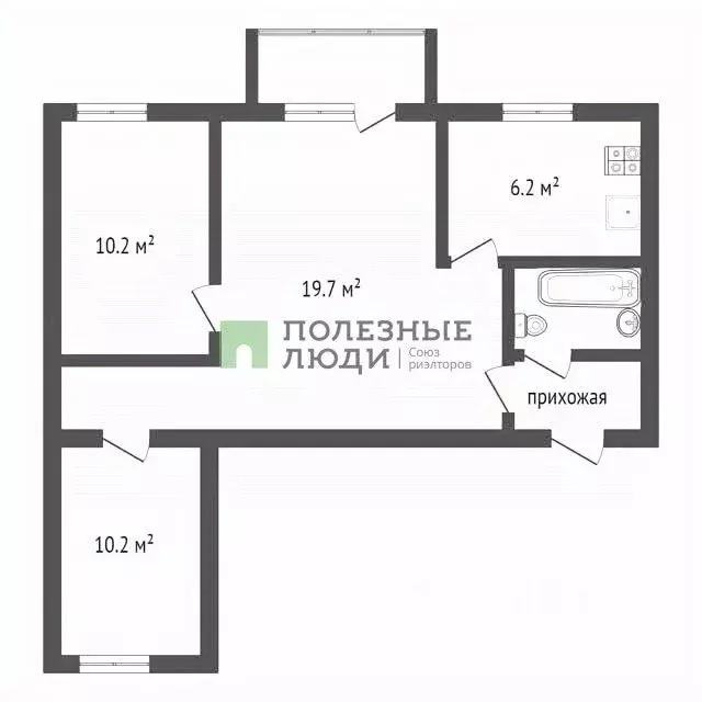 Студия Воронежская область, Воронеж ул. Еремеева, 35 (20.0 м) - Фото 0