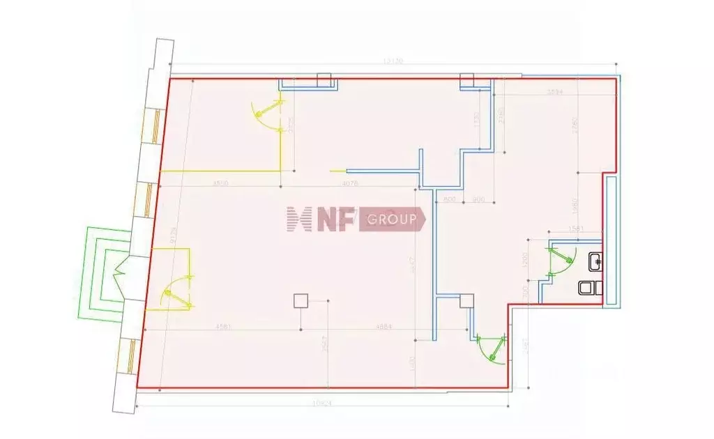 Торговая площадь в Москва Садовая-Самотечная ул., 24/27 (127 м) - Фото 1