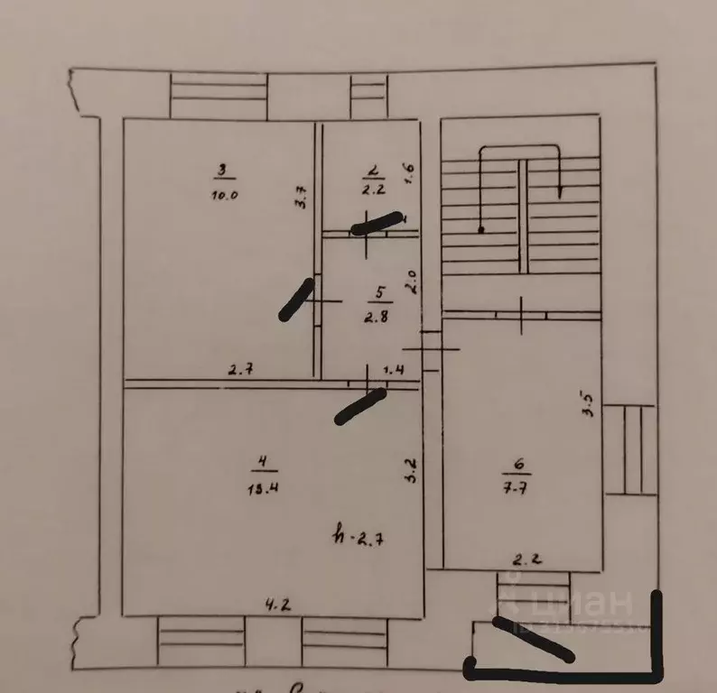 2-к кв. Красноярский край, с. Сухобузимское ул. Сурикова, 17 (40.0 м) - Фото 0