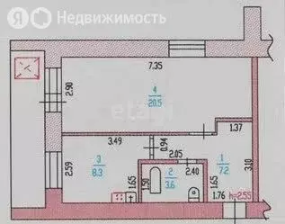 1-комнатная квартира: Барнаул, улица Энтузиастов, 17 (38 м) - Фото 1