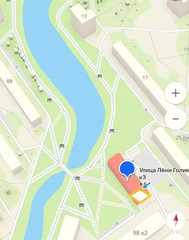 3-к кв. Санкт-Петербург ул. Лени Голикова, 98К3 (75.4 м) - Фото 1