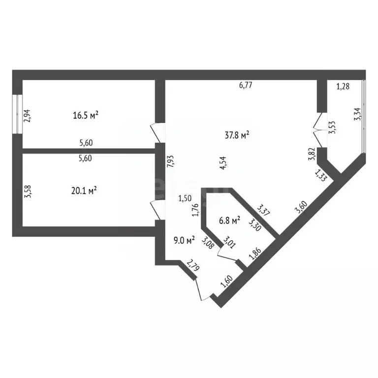 2-к кв. Амурская область, Благовещенск Игнатьевское ш., 12/2 (92.6 м) - Фото 1