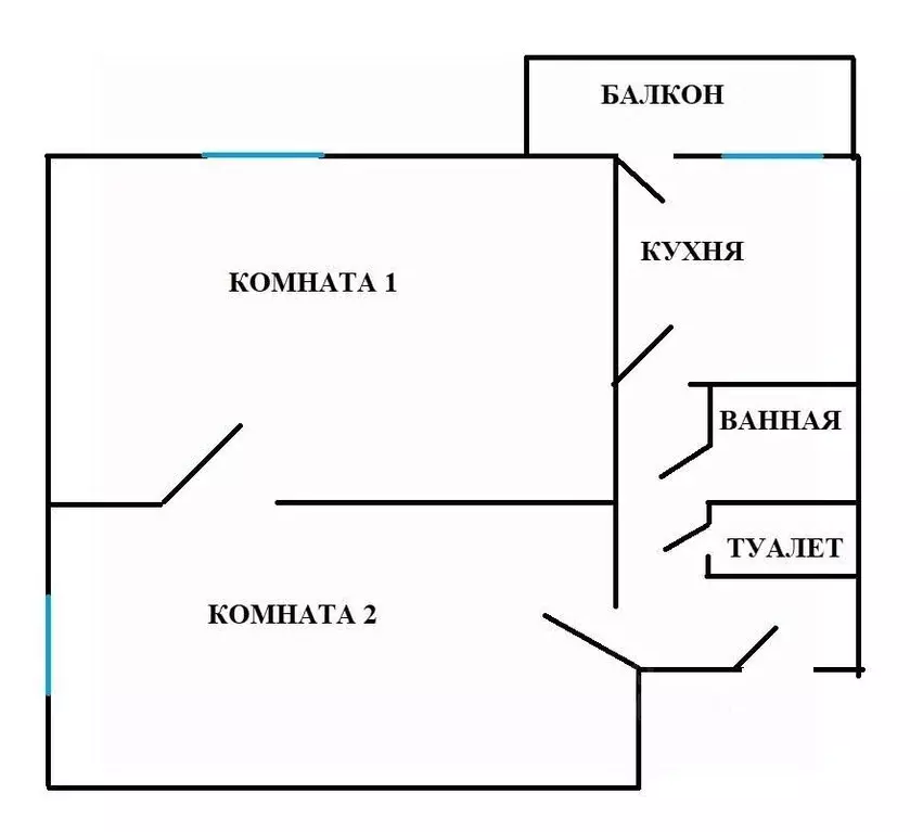 2-к кв. Москва ул. Дыбенко, 20 (47.0 м) - Фото 2