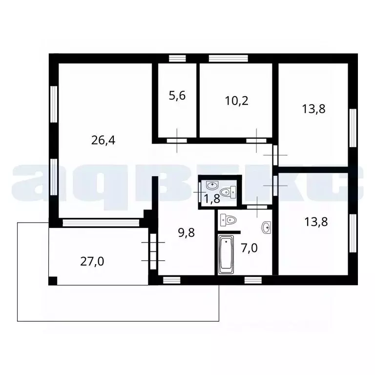 Дом в Ленинградская область, Выборг Хутор Придорожное кп,  (115 м) - Фото 2