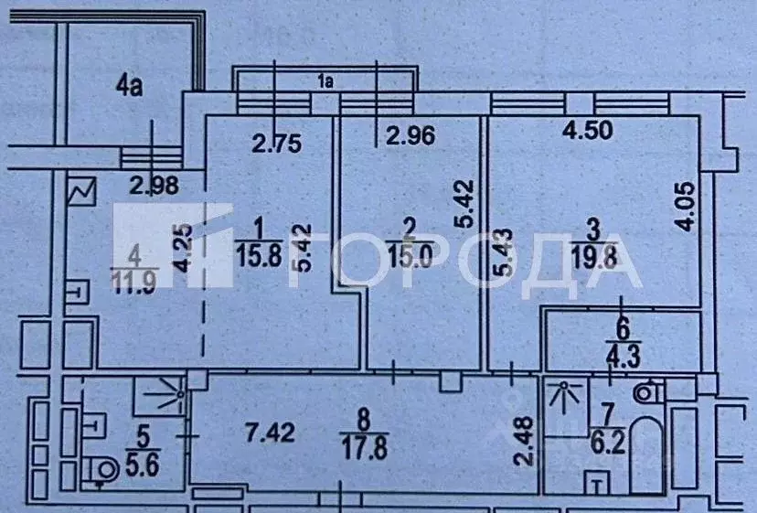 3-к кв. Москва Староволынская ул., 15к1 (100.0 м) - Фото 1