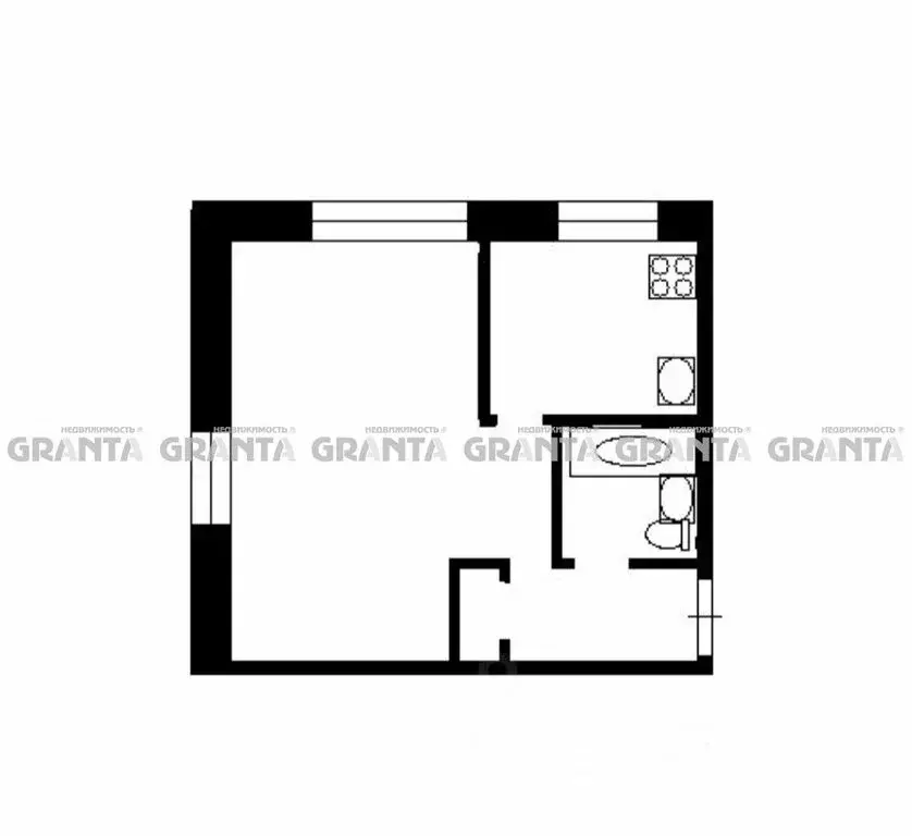 1-комнатная квартира: Красноярск, улица Ладо Кецховели, 97 (32 м) - Фото 1