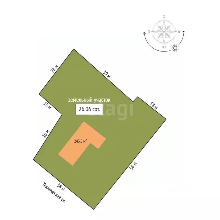 Дом в Амурская область, с. Тамбовка ул. Техническая, 31 (244 м) - Фото 2
