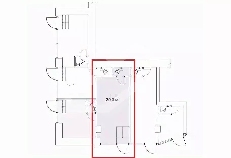 Торговая площадь в Москва просп. Мира, 97 (20 м) - Фото 2