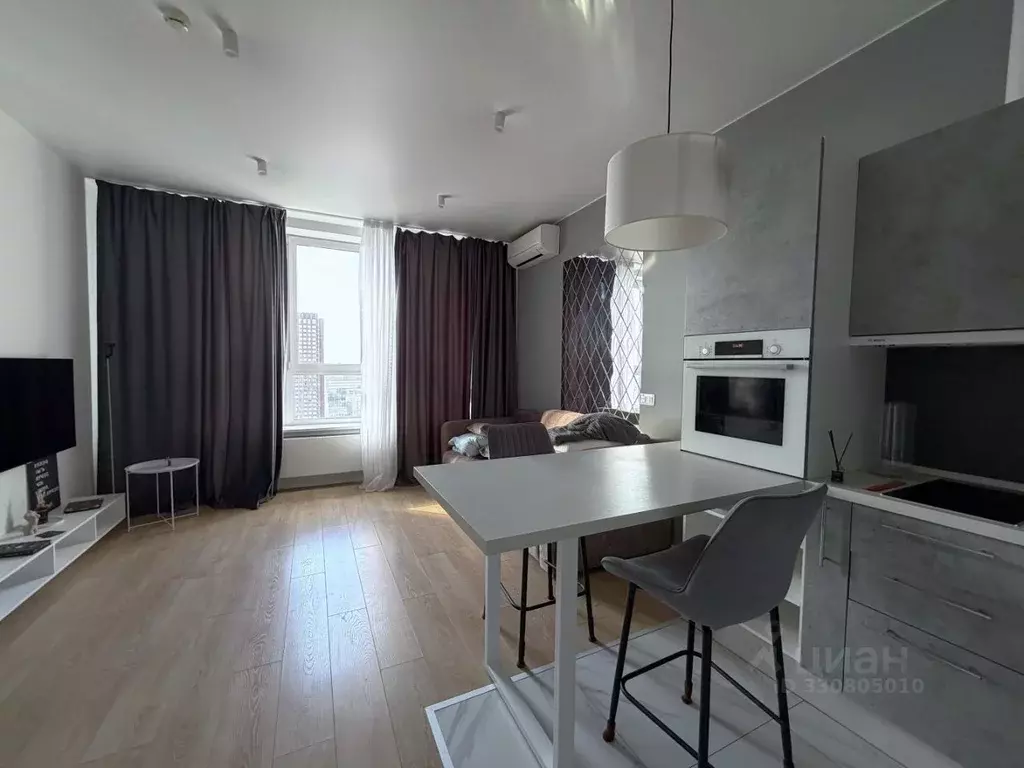 Студия Москва Шелепихинская наб., 34к1зд5 (34.6 м) - Фото 1