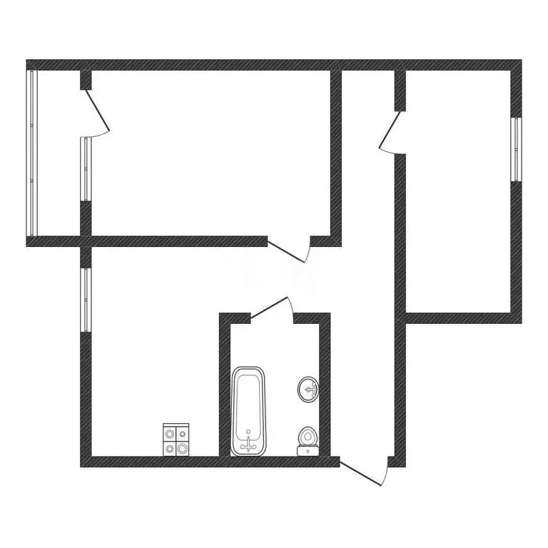 2-комнатная квартира: Черкесск, площадь Кирова, 16 (44 м) - Фото 2