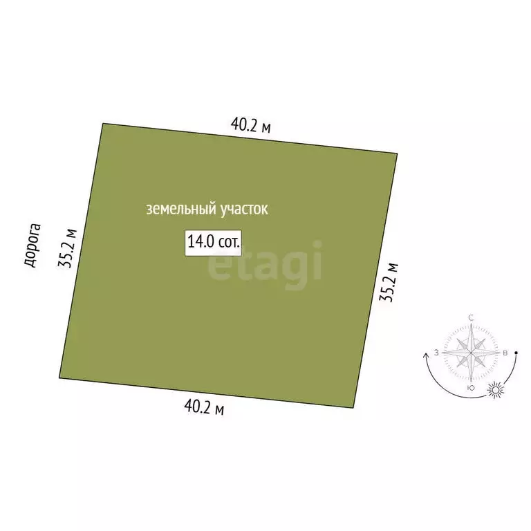 Участок в Нижнетавдинский район, СНТ Нерда (13.96 м) - Фото 0