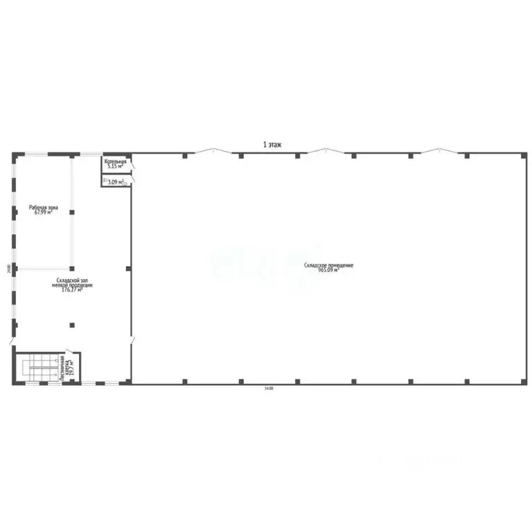 Склад в Тюменская область, Тюменский муниципальный округ, с. ... - Фото 1