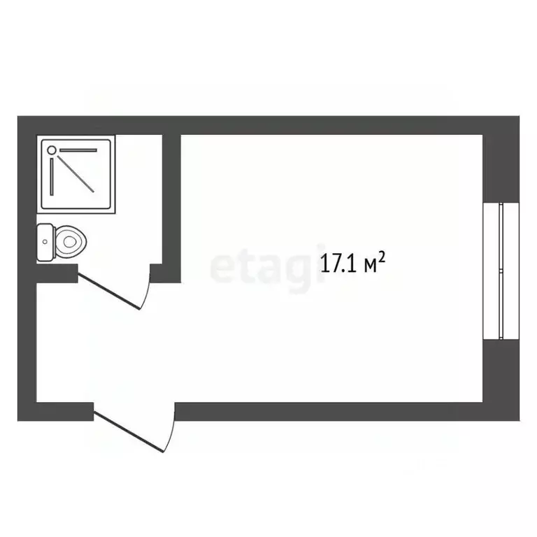 Комната Тюменская область, Тюмень ул. Станционная, 36А (17.1 м) - Фото 2