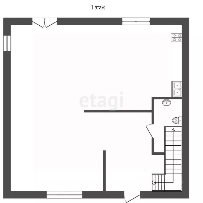 Дом в Севастополь СНТ Эдельвейс ТСН, ул. Эдельвейсовая, 8 (190 м) - Фото 1