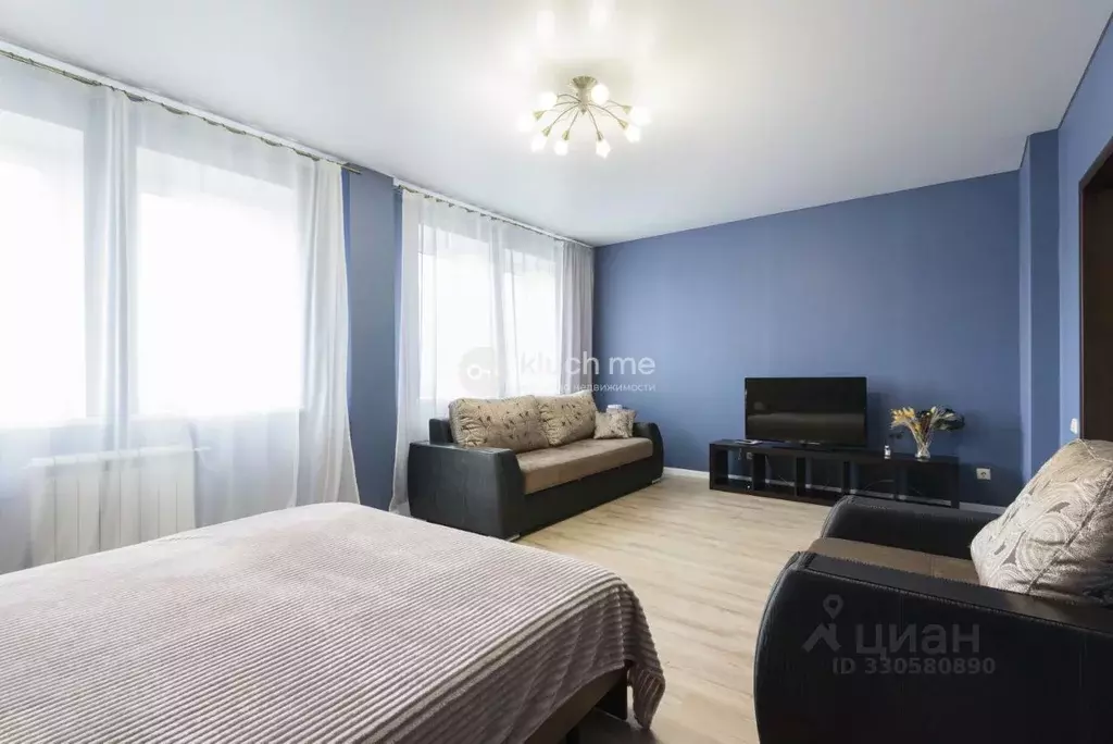1-к кв. Татарстан, Казань ул. Калинина, 60 (50.0 м) - Фото 2